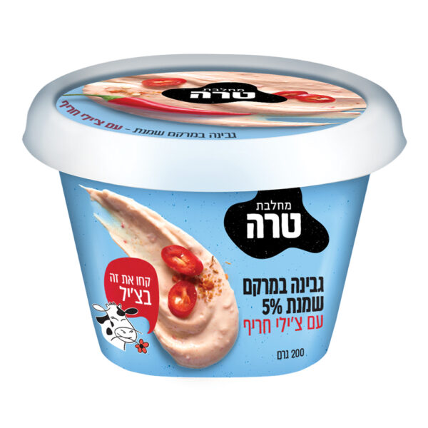 גבינה למריחה מתובלת צילי חריף טרה